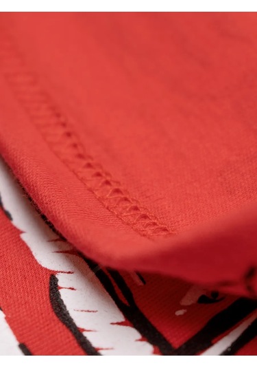 Mami-kids Uzun Kollu Yenidoğan Bebek Pijaması 351301709 Kırmızı