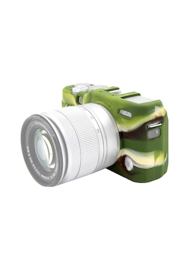 Puluz Soft Silicone Protective Case For Fujıfılm X-a3 / X-a10 Camouflage