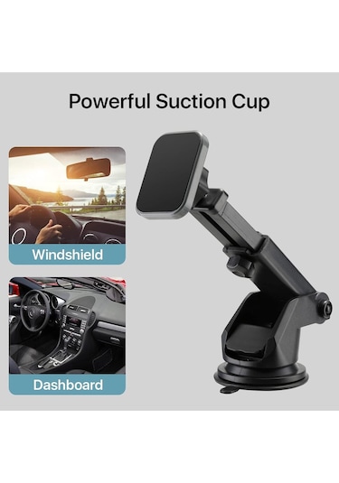 005 Siyah Çok Amaçlı Magnetic Car Holder Araç Içi Telefon Tutucu -