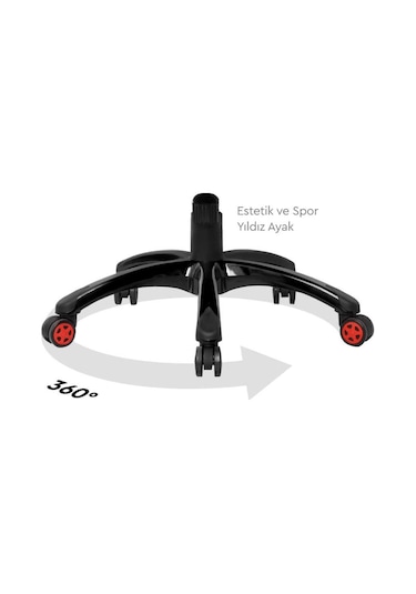 Max Racing Oyuncu Ve Çalışma Koltuğu - Gri-Siyah-Kırmızı-Gri - Siyah Max Racing Oyuncu Ve Çalışma Koltuğu - Gri-Siyah-Kırmızı-Gri - Siyah