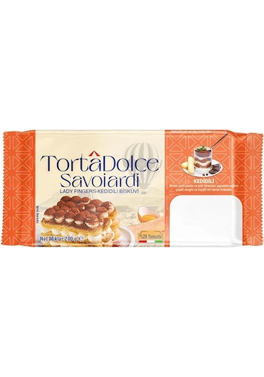 Torta Dolce Savoiardi Kedidili Bisküvi 200 G