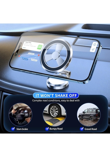 Hh Magsafe Araç Tutucu Manyetik Cep Telefonu Tutucu Için Ultra Güçlü Mıknatıs Araç Telefonu Tutuc 14 13 12 Telefon Tutucu 54678763