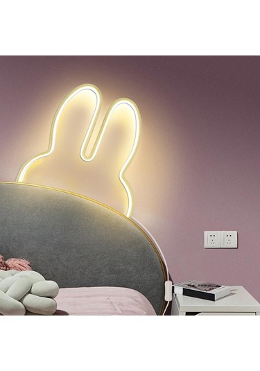 Suntek Tavşan Gece Lambası Usb Powered Yan Işıklar 29x30cm Ilık Diğer