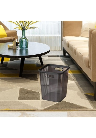 Pazly Suntek Siyah S Oturma Odası Minimalist Kovası Kağıt Çöp Atık Au Siyah