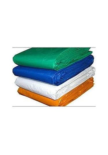 Ebatlı Branda Çadır Su Geçirmez En 15 M Boy 25 M Mavi