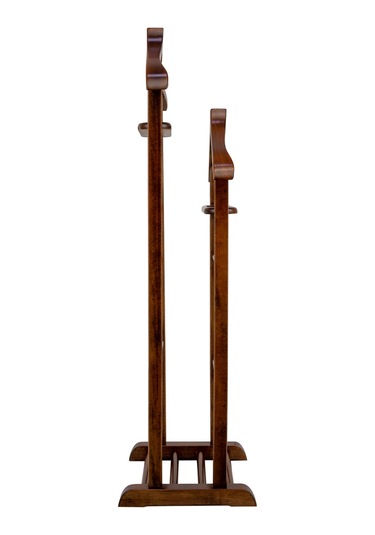 İki Tepeli Dilsiz Uşak Koyu Kahverengi Masif Ahşap Palto Ceket Kahverengi