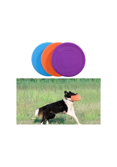 River World Köpekler İçin Frizbi Oyuncağı Silikon