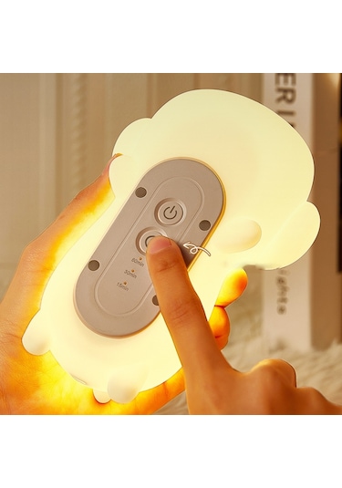 Cbtx Başucu Musluk Lambası Sevimli Köpek Dokunmatik Gece Lambası