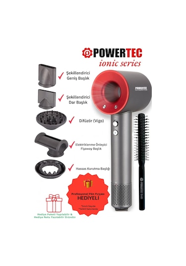 Powertec TR-3333 Plazma Fön Makinesi