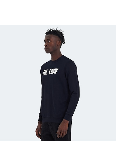 The Crow THE CROW Erkek  Lacivert Sweatshirt