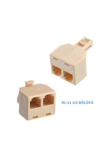 1/2 Erkek-Dişi-Dişi Telefon Hattı Çoğaltıcı