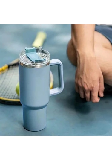 Pazly 40oz Paslanmaz Çelik Soğuk Saklama Bardağı, Sürgülü Kapağı Ve Çubuğu, Araçta Eldivenli Kullanım, Barbie Kırmızı