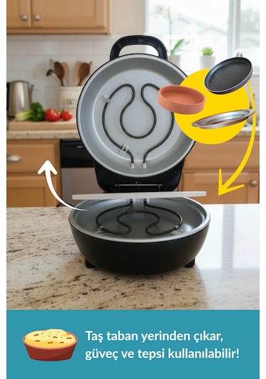 Dr.Maya Çok Amaçlı Taş Fırın Pizza, Lahmacun, Ekmek ve Tandır Yapma Makinesi