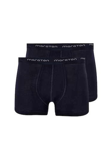 Maraton 2'li Erkek Lacivert- Boxer Lacivert-