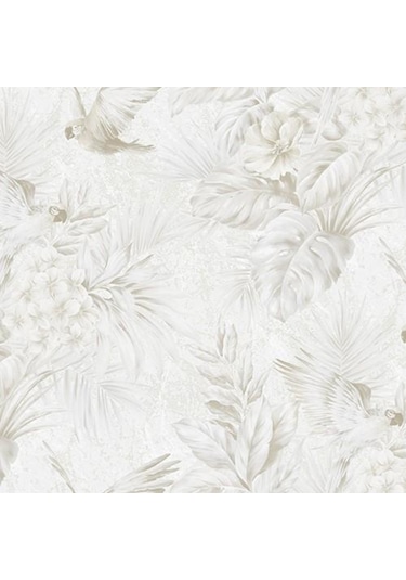 Adawall Trapicano 9905-1 Retro Çiçekli Papağanlı Desenli Duvar K