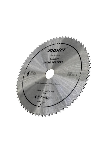 Master Ahşap Daire Testere Bıçağı 180mm 70 Diş
