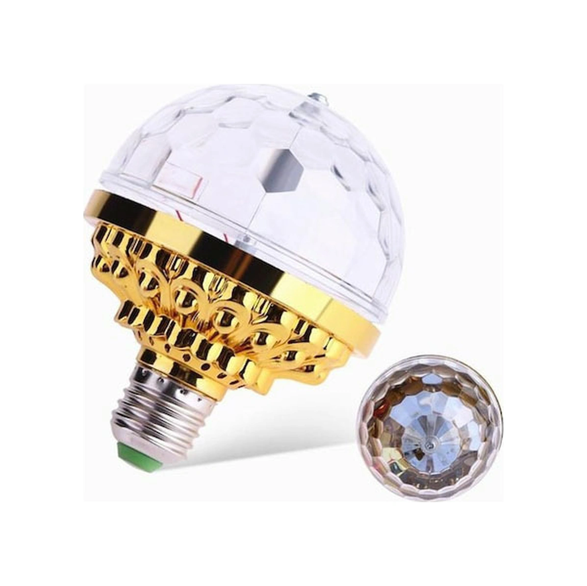 Qingmipy E27 6w Rgb Led Disko Işığı - Otomatik Döner Kristal Top, Partiler/dj/noel İçin Renkli Aydınlatma