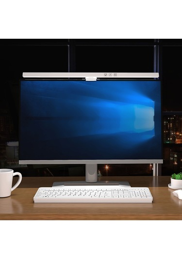 Springsun Led Monitör Işık Çubuğu, Göz Korumalı Mavi Işık Engelleyici, Zamanlı Dimmable, Asimetrik Tasarım, Dokunmatik Kontrol, Kolay Kurulum