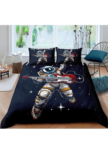 Astrnt 3d Çocuk Nevresim Takımı 160 240 Cm Antibakteriyel Organi