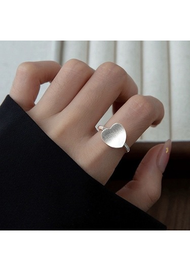 Kadınlar İçin Özel Olarak Tasarlanmış Benzersiz Düz Bantlı Yüzük No.17 Çok Renkli