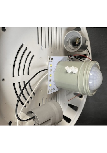 Şarjlı Sensörlü Armatür Acil Kitli-Fotoselli Şarjlı Lamba-2 Adet Beyaz