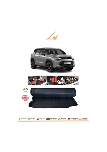 Citroen C3 Aircross 2017+ Alt Kademe 3d Bagaj Havuzu