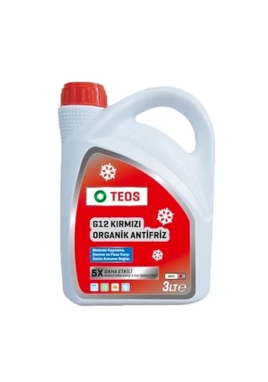Teos -22 Derece Kırmızı Antifriz 3 L