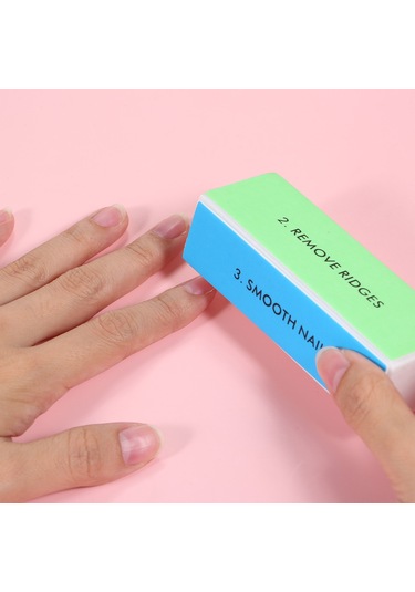 Ximistore9 6 Parça Tırnak Bakımı Seti: Tırnak Döşeme, Tampon, Püskürtücü Ve 4 Adet Zımpara Taşı