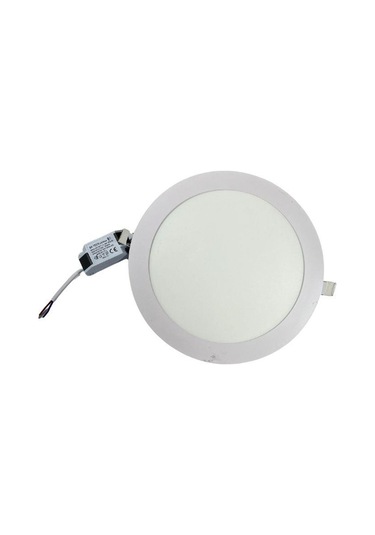 Sıvaaltı Beyaz Gömme Led Panel-spot Lamba Işık Gücü:18w Dış Çap:22 Cm Delik Çap:20,5 Cm Led Panel