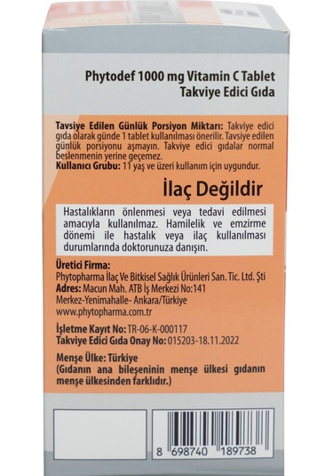 Vitamin C 1000 mg 60 Tablet