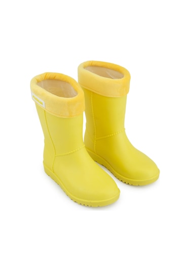 Gezer Kışlık Kız Çocuk Yağmur Çizme Gc2kfm.00622.01.026.j46 Sarı
