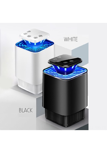 Vkemall Usb Doğrudan Takılan 8 Işıklı Siyah Evsel Led Mus Derici - Kimyasız, 10 M² Etki Alanı, 360 Derece Aydınlatma