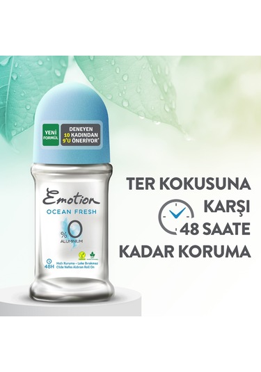 Emotion Ocean Fresh Kadın Roll-On Deodorant 3 x 50 ML
