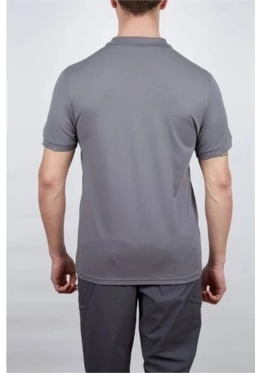 Alpinist 600603 Roc Erkek Polo T-shirt Antrasit M Siyah