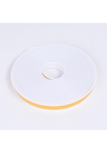 Beyaz Tutkal Kendinden Yapışkanlı Yumuşak U Şekilli Boş Tutma Kenar Bantlama Trimli Dolap 22mm