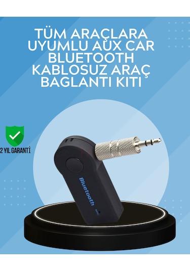 Kablosuz Bağlantı İle Müzik Ve Görüşme Araç Kiti
