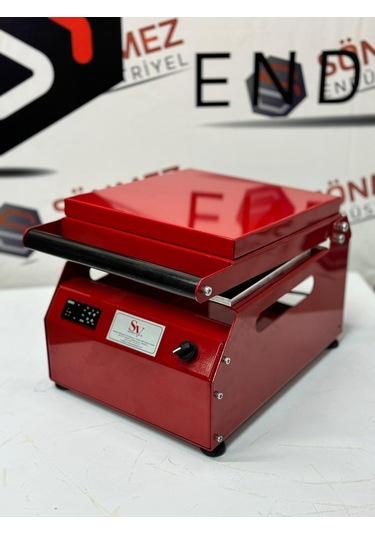 Sönmez Manuel 6 Bölmeli Kahvaltı Tabağı Kapatma Makinesi Red