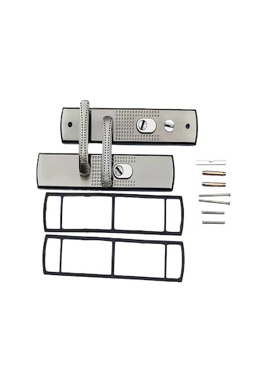 Neevoyu Gizlilik Kilidi Alüminyum Kilitli Kapı Kolu, Ev Odaları/banyolar İçin, Sol/sağ El Uyumlu, Kolay Kurulum, Ev Gereçleri Aksesuarı