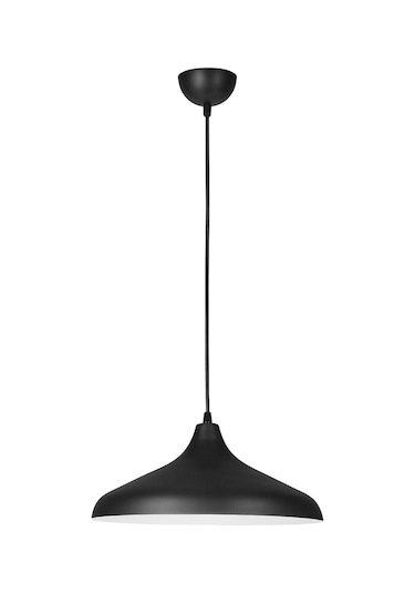 Nil Siyah Içi Beyaz Renk Özel Tasarım Modern Dekoratif Cafe Sarkıt Cafe - Mutfak Tekli Avize SİYAH İÇİ BEYAZ