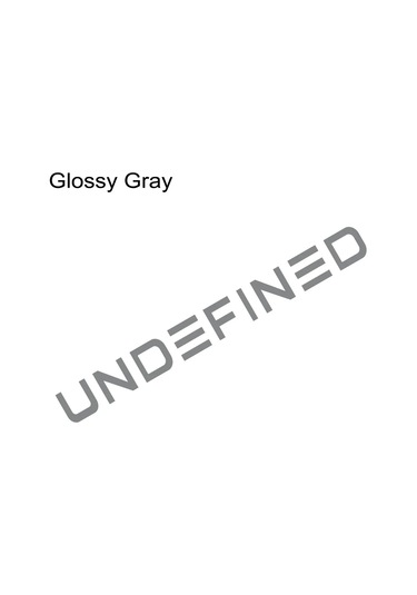 Dört Boyutlu Tanımlanmamış Araba Çıkartma Stil Gövde Penceresi Ön Cam Tampon Glossy Gray 45.7x4.6cm 1 Piece Set