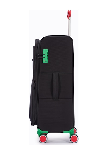 Benetton Orta Boy Kumaş Valiz Siyah Bnt2800