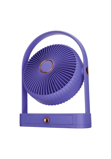 Wexta Ys2235 Taşınabilir Masaüstü Mor Usb Fan