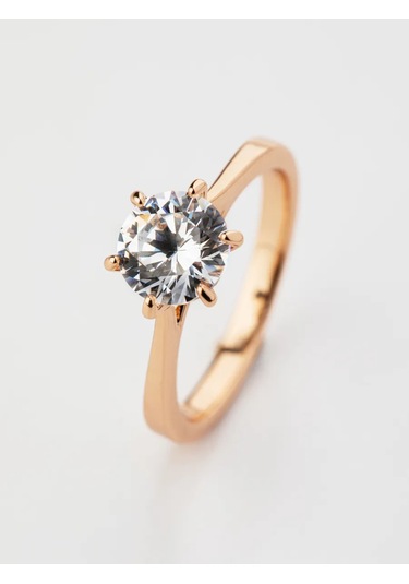 Xuping Taşlı Kadın Yüzüğü - Medikal Alaşım - Altın Kaplam 179717274 Diğer