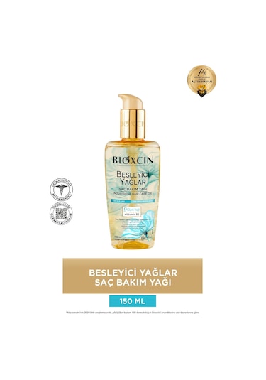 Bioxcin Besleyici Yağlar Saç Bakım Yağı 150 ml - Sülfatsız. Kuru Ve Yıpranmış Saçlar Saç Dökülme Karşıtı