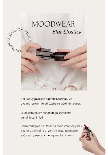 Muzıgae Mansıon Moodwear Blur Lipstick 001 Prime 001 Prime