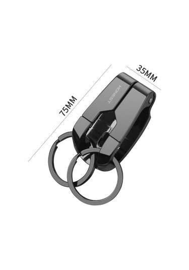 Sones Metal Bahar Klip Anahtarlık Beyaz