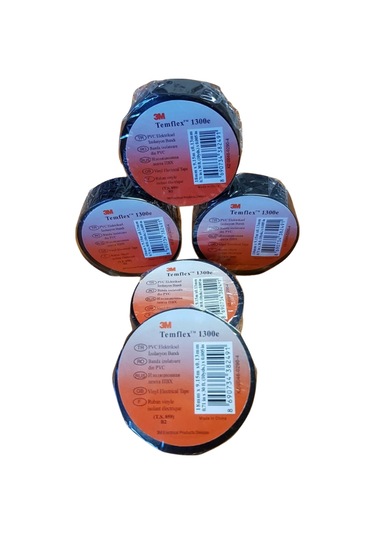 Siyah Elektrik İzole Bandı 18mm 100 Adet Esnek, Dayanıklı Ve Güçlü Yapışkanlı Bant Seti Motorx