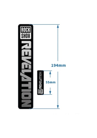 Parlak Gümüş-mtb Yol Bisikleti Ön Çatal Çıkartmaları Rock Shox Vahiy Bisiklet Dağ Bisikleti Çıkartmaları Güneş Koruyucu Antifade Ücretsiz Kargo Gümüş