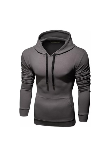 Envy Lab Kapüşonlu Sweatshirt 178349941 Koyu Gri