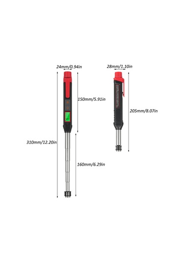 Springsun Habotest Ht56 Pro Kalem Tipi Esnek Gaz Kaçak Dedektörü Sesli Ve Görsel Alarmlar Son Derece Hassas Koklayıcı Doğal Gaz